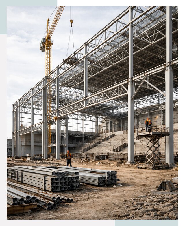 Строительство спортивных комплексов в Стрежевом от 30585 р. | СтальСтрой